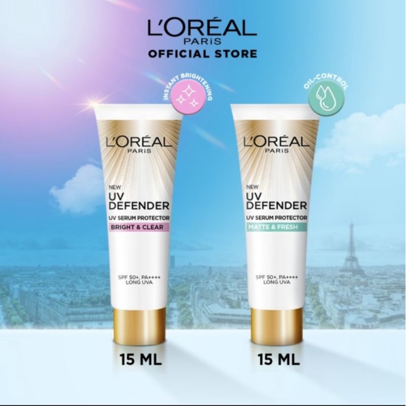 L'oreal Paris UV Defender Serum Protector SPF50+ PA++++ 15ml