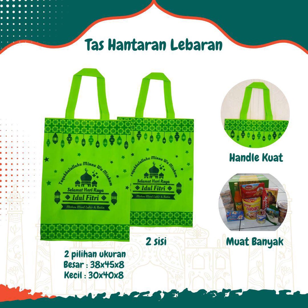 

Tas Hantaran / Tas Lebaran / Tas Parcel / GOODIE BAG LEBARAN / TAS HAMPERS IDUL FITRI