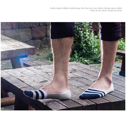 Kaos Kaki Pendek Hidden Socks Boat Socks Full Anti Slip 003