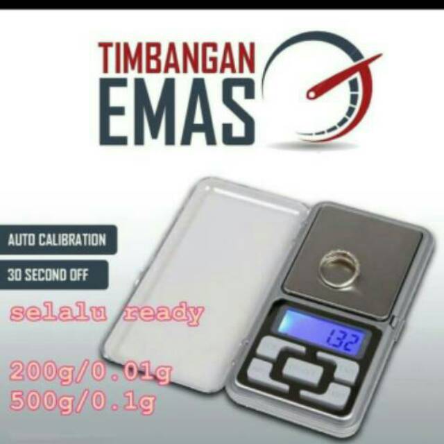 Pocket Scale - Timbangan Emas - Digital Scale 200/0,01 Gram