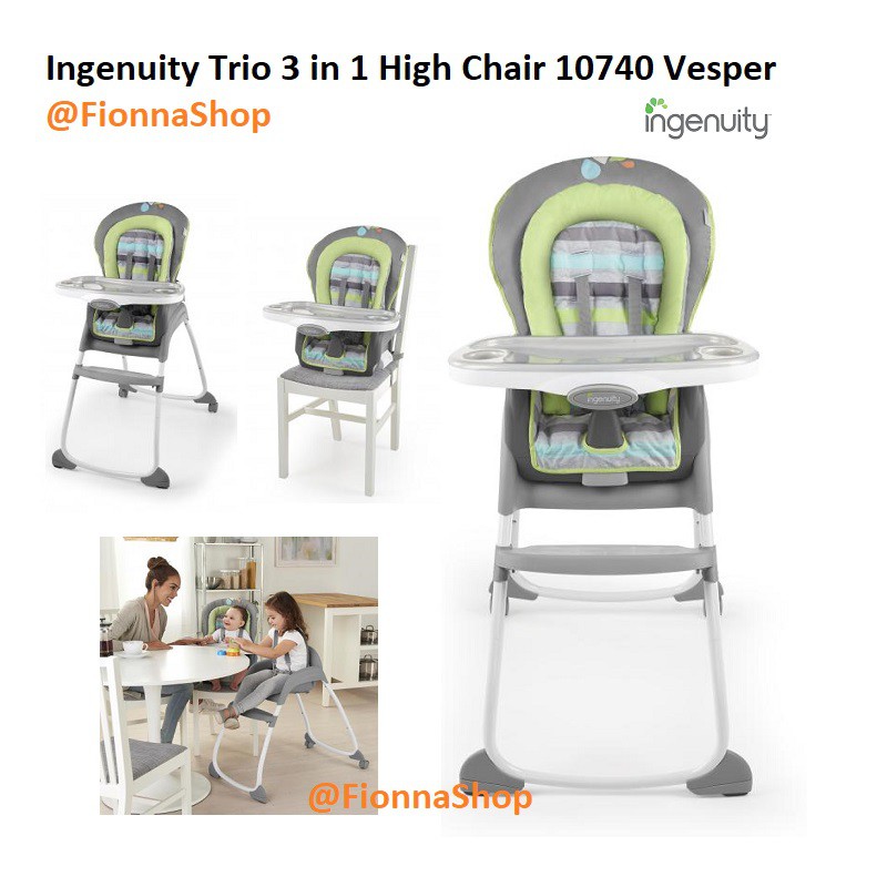  Kursi  Makan  Bayi  Baby Ingenuity Trio 3  in 1  High Chair 