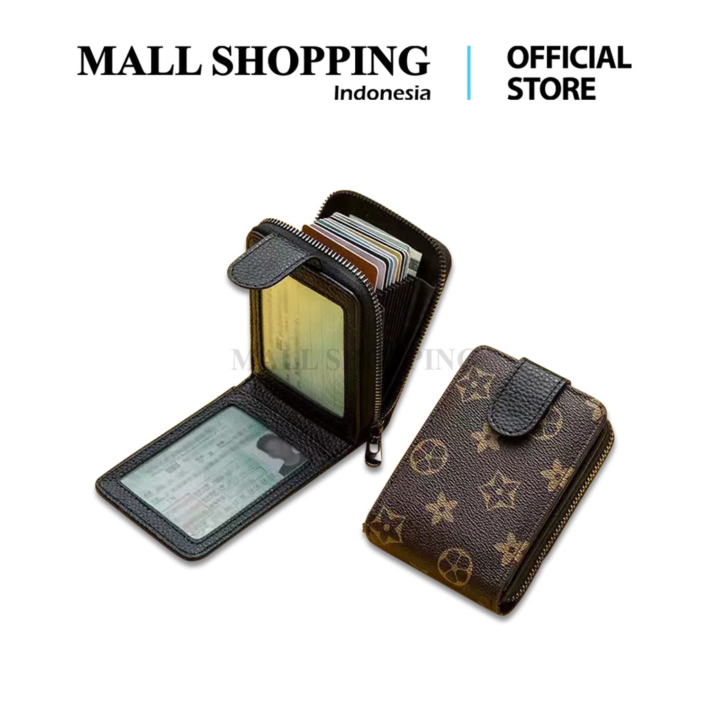 (COD) Dompet Kartu Resleting Dompet Wanita Card Holder Wallet Korean Fashion MALL SHOPPING