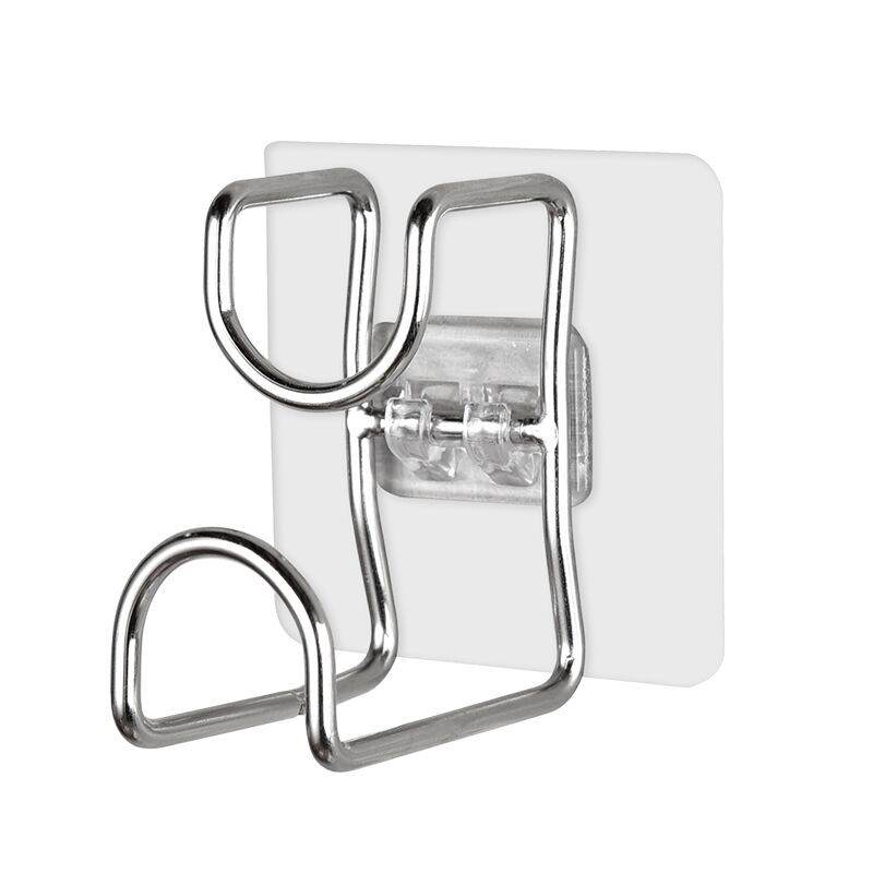 Stainless Steel Washbasin Rack / Nail-Free Wall Hanging Washbasin Storage Hooks / Self Adhesive Hooks