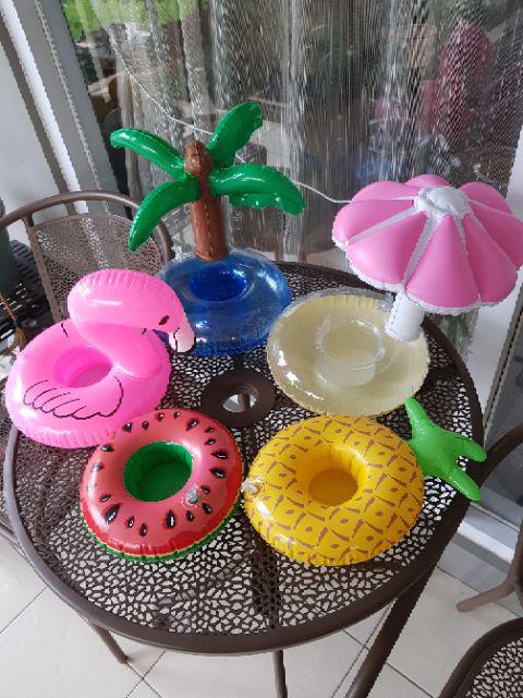 Cup Holder Float Semangka / Ban Gelas / Pelampung Gelas