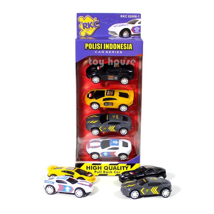 Mainan Anak Mobil Polisi Indonesia Car Series Diecast - RKC020081