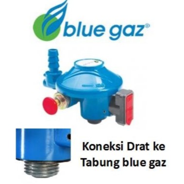 PAKET LEBIH HEMAT!! Selang Dan Regulator Blue Gaz