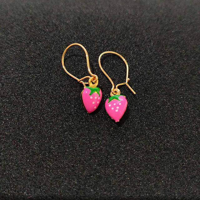 Anting Bayi Anak Stroberi Perhiasan Xuping Murah