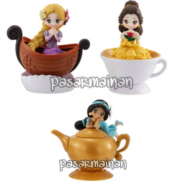 Egg Princess Aladin Jasmine Rapunzel Belle Capsule  Terbaru