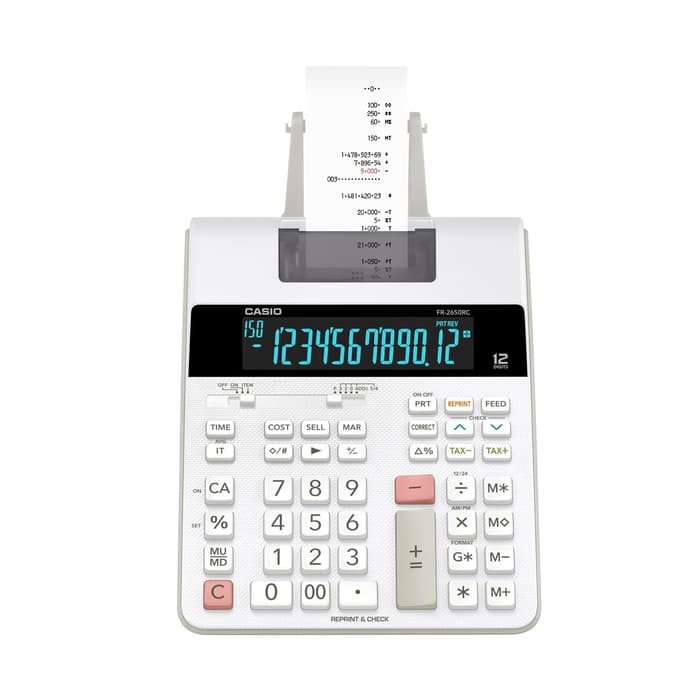 

Promo Casio FR-2650RC Printing Calculator printer keluar kertas kalkulator FR 2650 RC LED DISPLAY