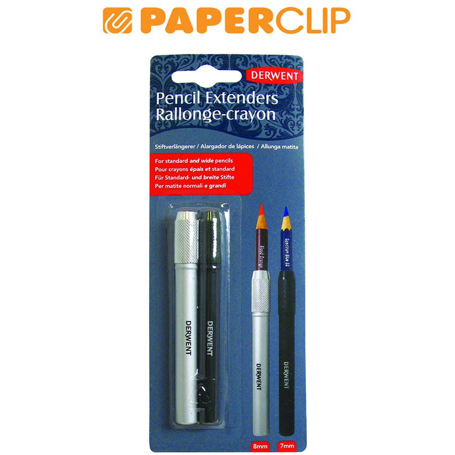 

PENSIL EXTENDERS DERWENT SET 2 2300124DW