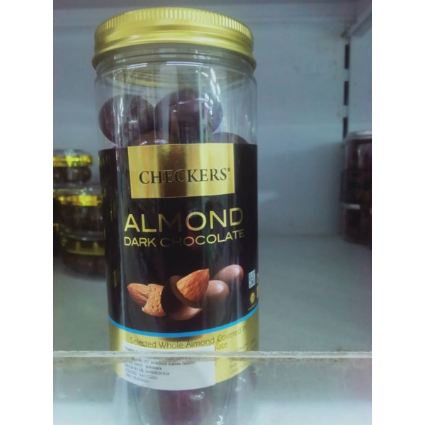 

Cokelat Checker Almond Dark 280grm