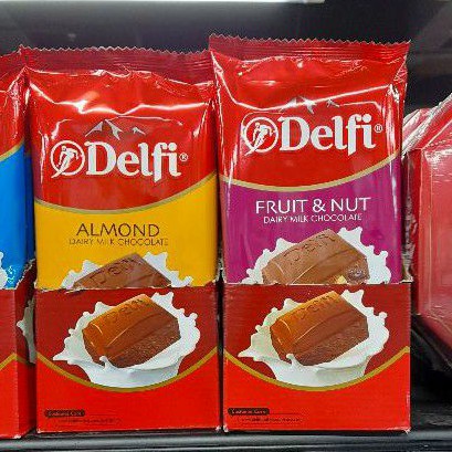 

Delfi Dairy Milk Chocolate Cashew/Almond/Fruit & Nut Bar