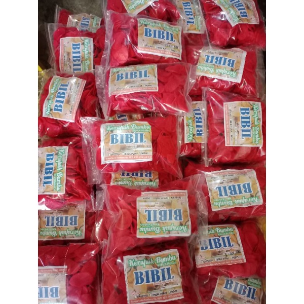 

kerupuk bumbu rasa bawang merk bibil