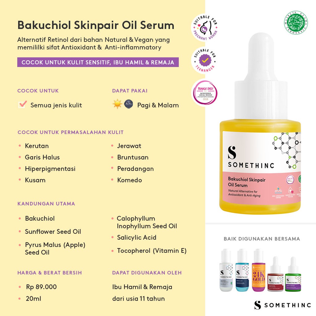 Somethinc Bakuchiol Skinpair Oil Serum