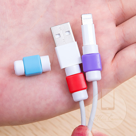 Cover Pelindung Kabel Data / Charger Usb / Earphone Bahan Silikon