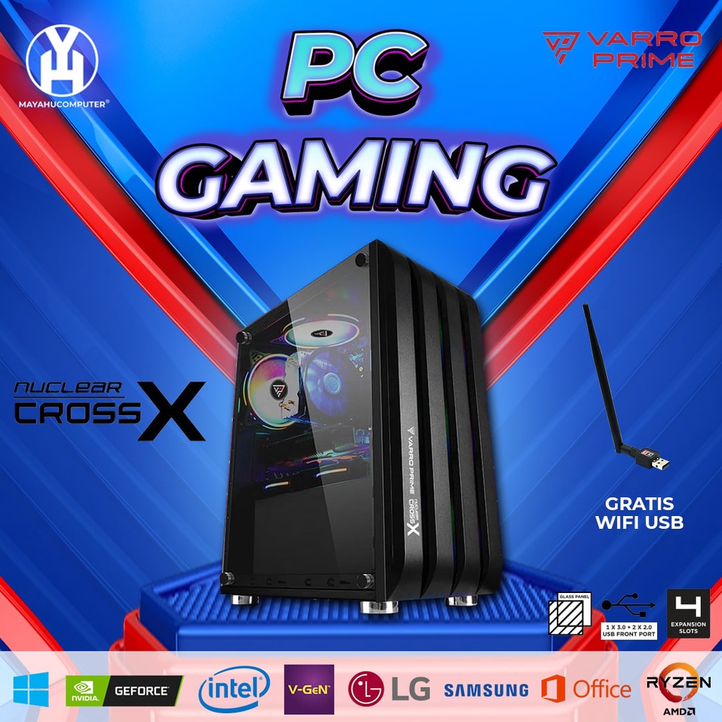 PC RAKITAN - PC GAMING I5 2400 VGA 4GB DDR5 SSD 128GB - PC RAKITAN GAMING - PC RAKITAN GAMIBNG MURAH - PC RAKITAN MURAH