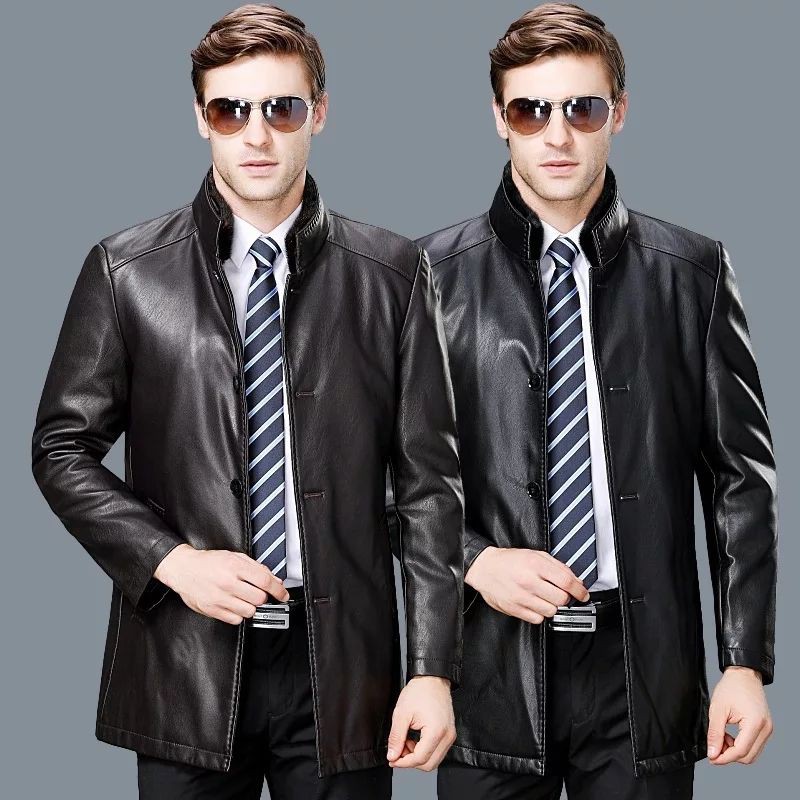 jaket kulit asli pria model semi jas-jaket kulit asli domba Garut-jaket kulit asli super