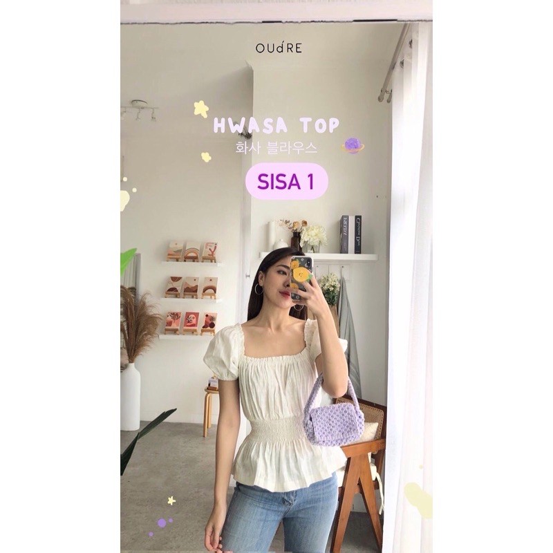 Oudre Hwasa Top in White