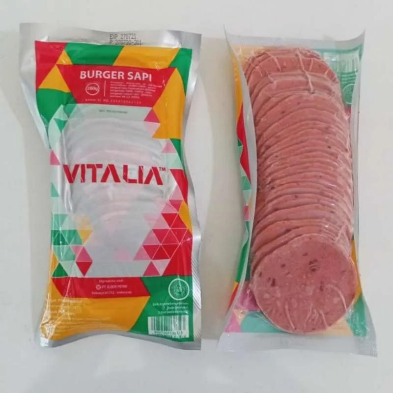 

Vitalia beef burger mini isi 20pcs