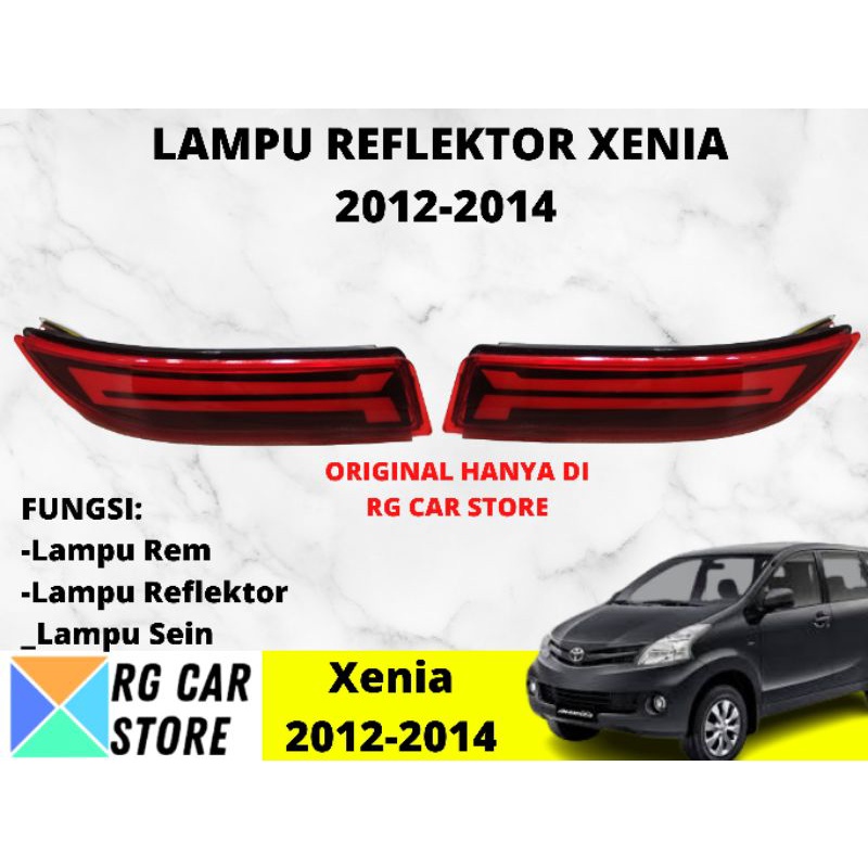 LAMPU REFLEKTOR XENIA 2012-2014 MODEL AUDI DIJAMIN PNP BERKUALITAS