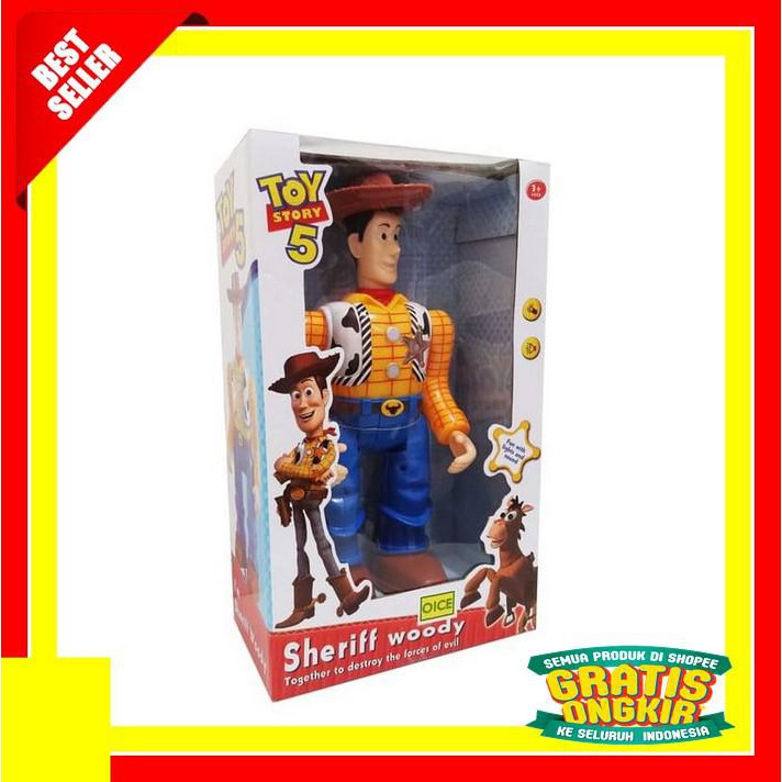 ROBOT TOYS STORY 5 SHERIFF WOODY / MAINAN ANAK EXCLUSIVE