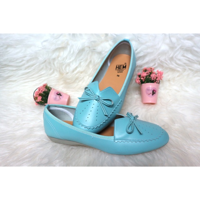 Flat shoes wanita Hem - 6392
