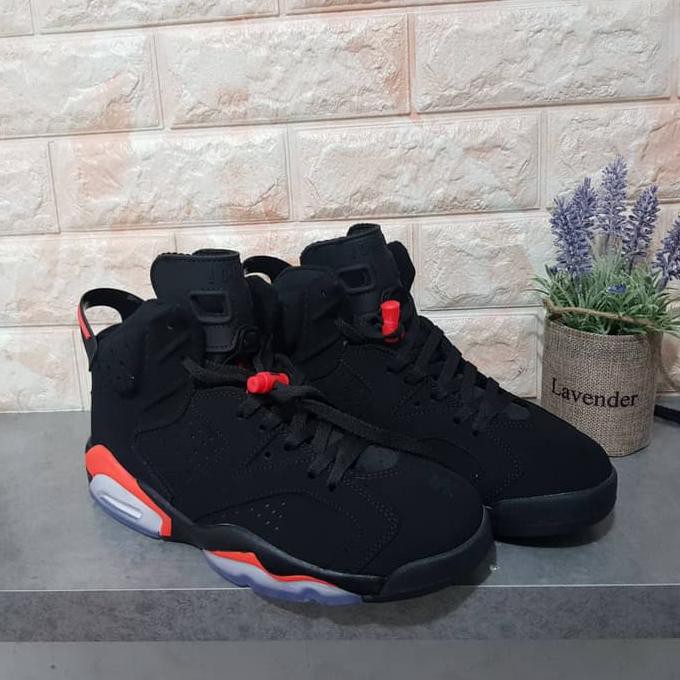■ BANTING HARGA SEPATU BASKET PRIA MURAH■ NIKE JORDAN 6 - INFRARED - PREMIUM KORTING