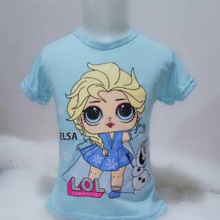  BAJU  ANAK  PEREMPUAN BAJU  ANAK  LOL FROZEN ELSA  2 9 TAHUN 