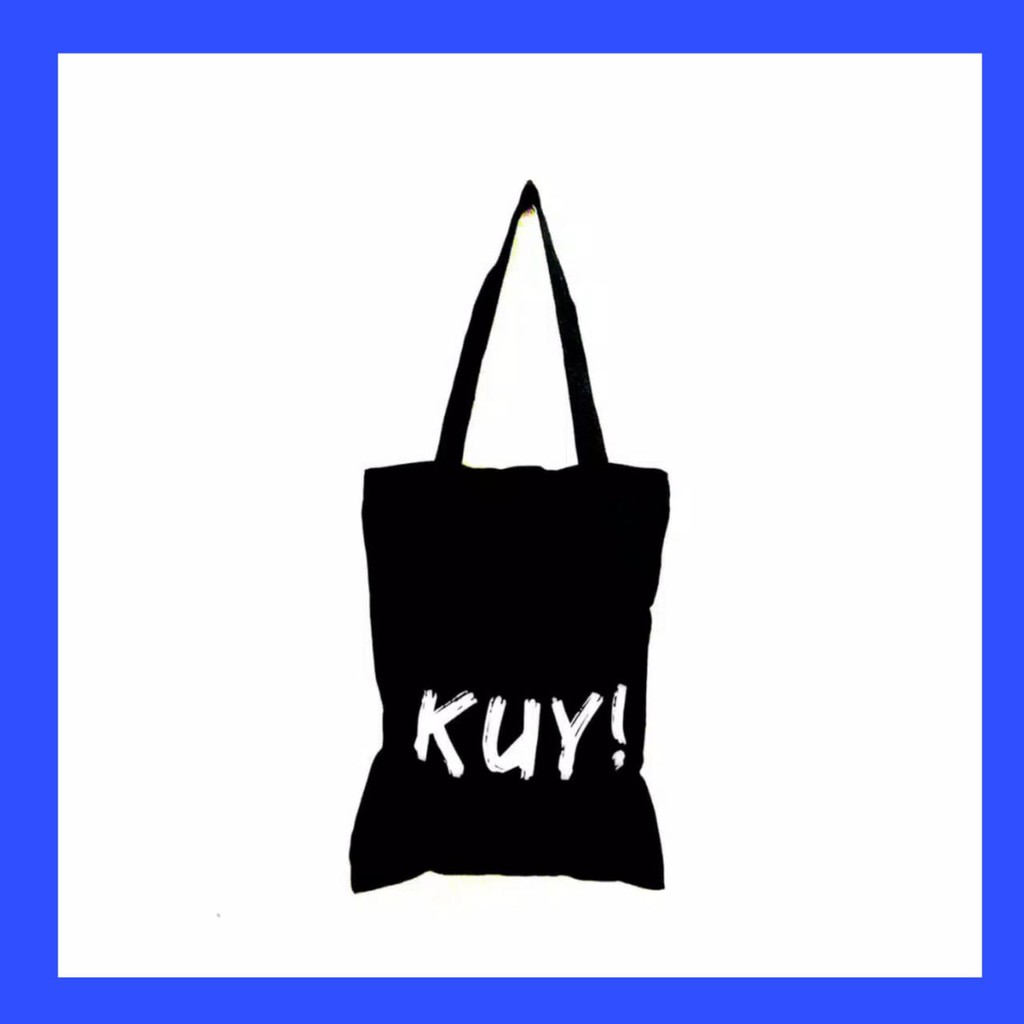 [PROMO] [ADA RESLETING] TOTE BAG KUY bahan drill halus premium