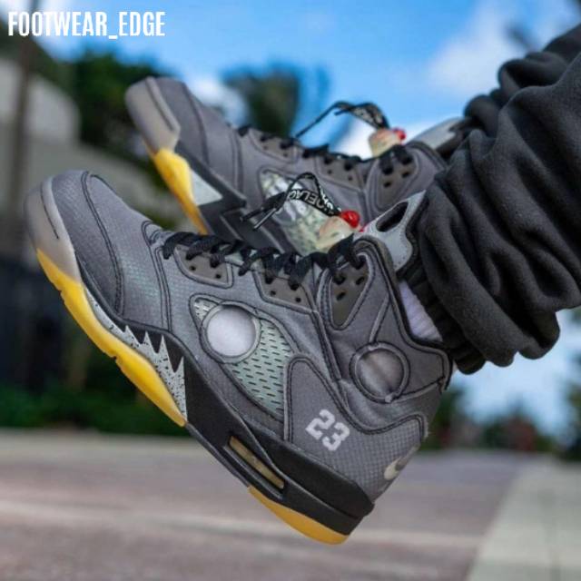 retro 5 x off white