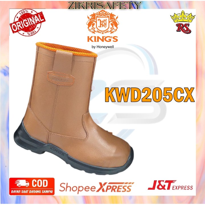 SEPATU SAFETY KINGS KWD205CX BY HONEYWELL / SAFETY SHOES KINGS KWD 205 CX ORIGINAL TERBARU
