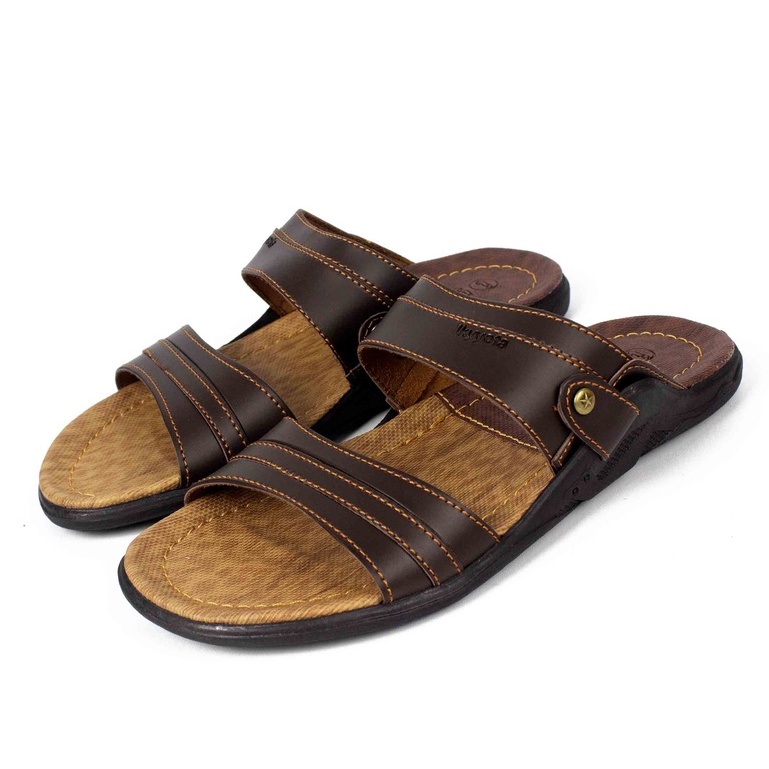 Sandal Slide Kulit Pria Model Terbaru YOTA