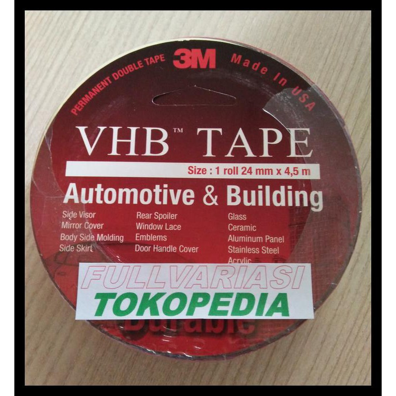 

TERLARIS DOUBLE TAPE 3M VHB 24MM X 4,5M !!