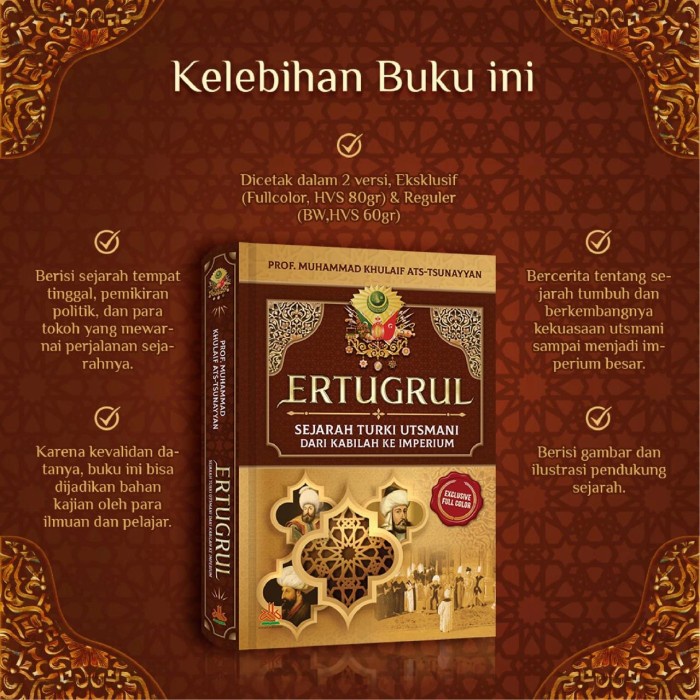 

PROMO!!! BUKU ERTUGRUL SEJARAH TURKI UTSMANI EKSKLUSIF FULL COLOR TERBARU