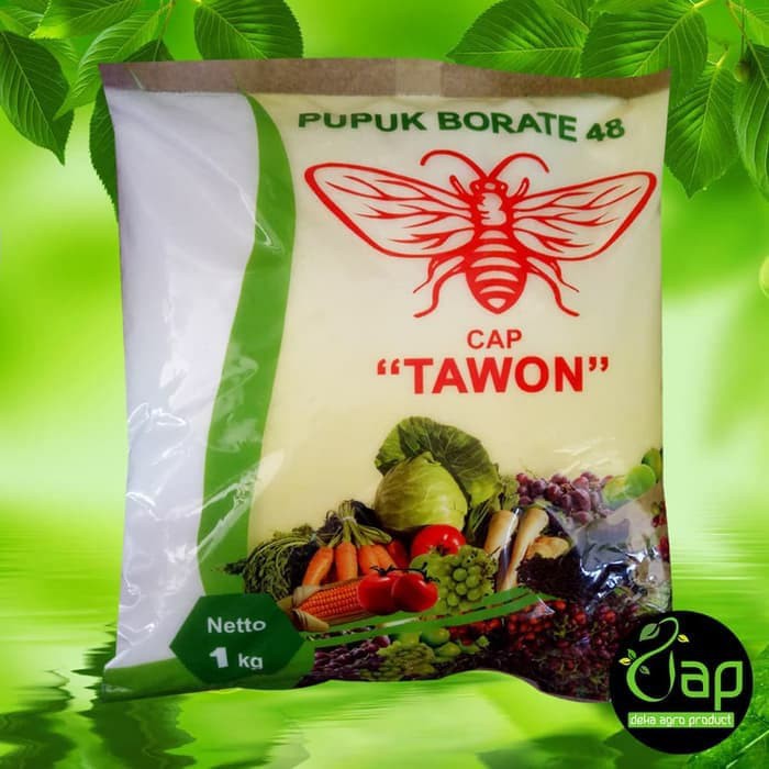 PUPUK BORATE 48 CAP TAWON 1 KG