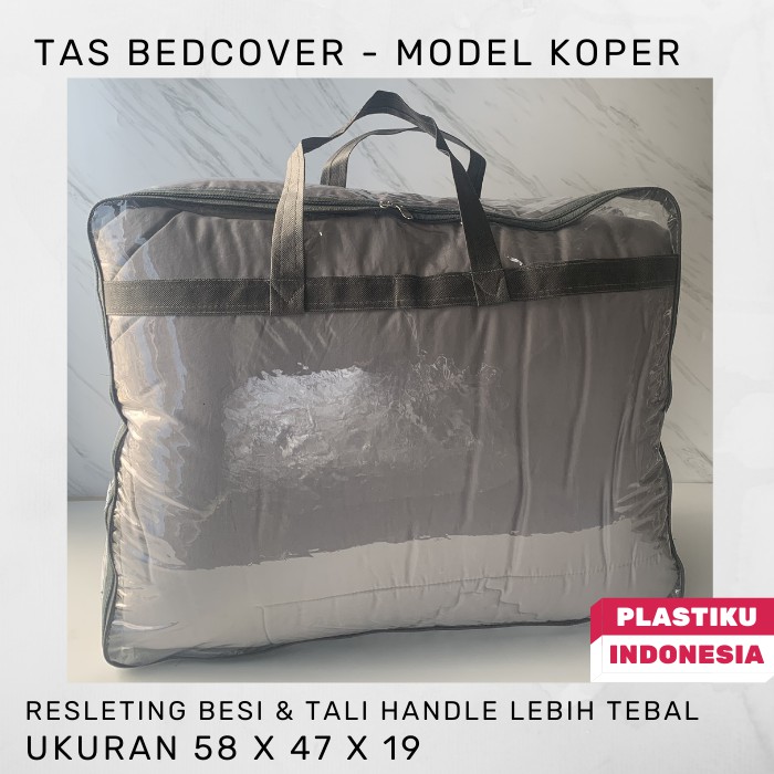 Jual Tas Bedcover | KUALITAS TOP | Resleting Double BESI | Plastik Mika ...