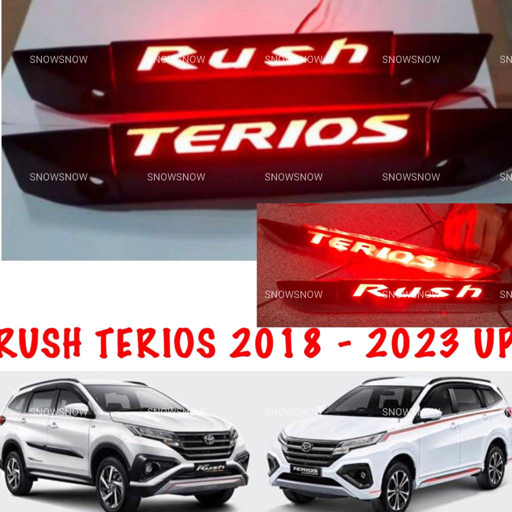 Lampu Spoiler All New Rush Terios 2018 2020 2022 2023 Tulisan