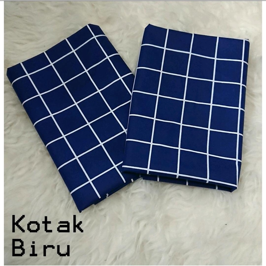 sarung bantal dan guling 1set murah motif aesthetic kotak-kotak bahan katun disperse warna tidak luntur