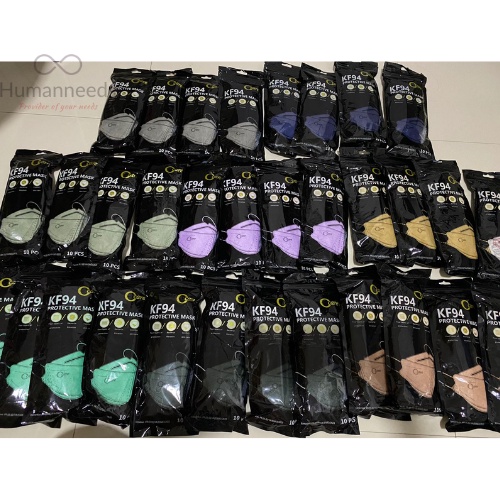 MASKER KF 94 berbagai warna (Hitam, Putih, Hijau, Biru, Cream)