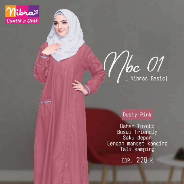 GAMIS NIBRAS NBC 01 001 GAMIS POLOS KATUN TOYOBO