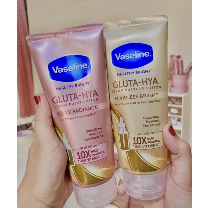 Vaseline Healthy Bright​ Gluta Hyaluron Pro-Retinol Serum UV Lotion Flawless Bright 200Ml