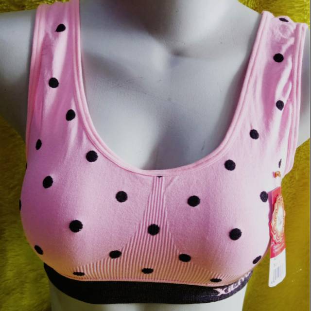 Miniset bra-Bra sport-Tanpa busa-Muat sampai ukuran jumbo-Nyaman di pakai sehari2