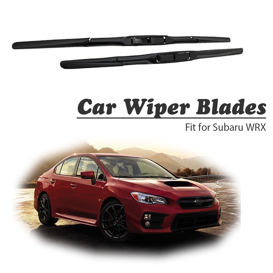 1 Set Karet Wiper Kaca Depan Mobil Untuk Subaru WRX 2017 2016 2015 2014