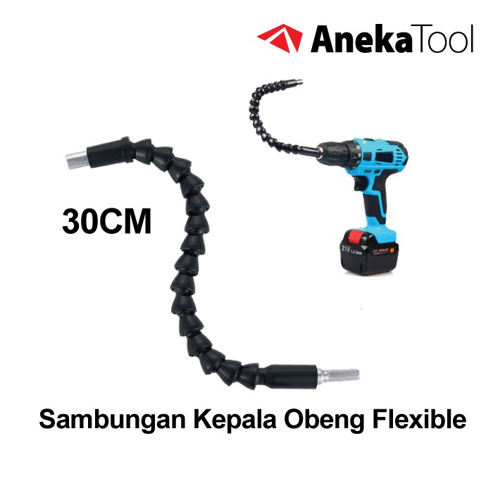 AnekaTool Sambungan Ekstensi Kepala Obeng Bor Fleksibel Screwdriver Extension