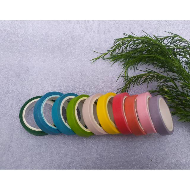 

1 PCS WASHI TAPE / SELOTIP WARNA WARNI