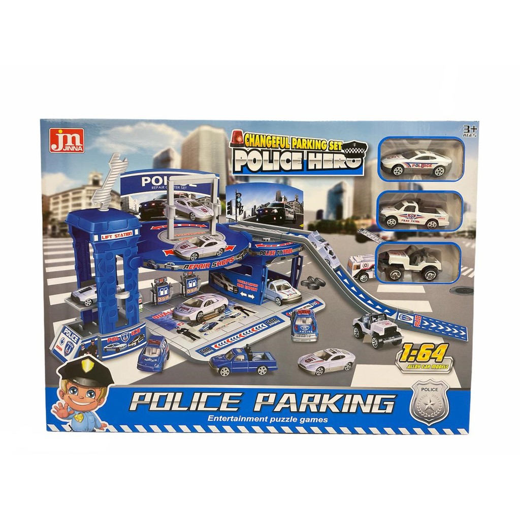 Mainan Anak Police Hero Police Parking Entertainment Puzzle Games