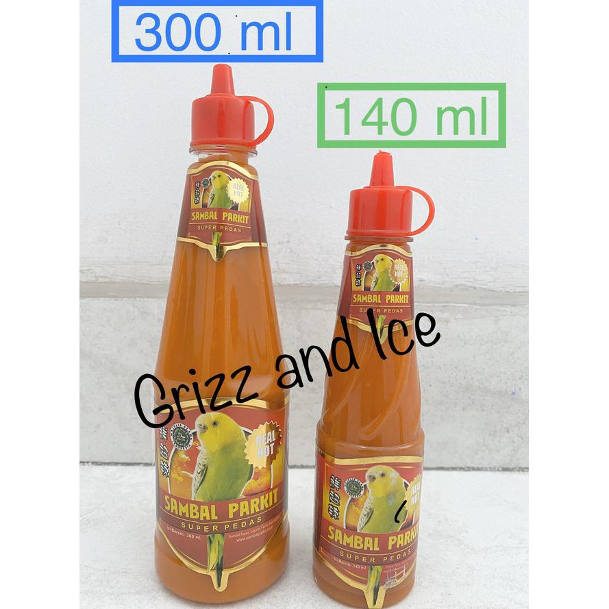 

hy2t sambal pedas parkit / sambel pedes parkit original 300 ml (halal) o1mb