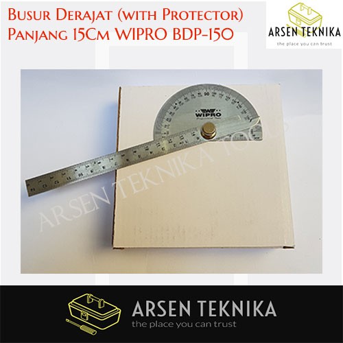 

Penggaris Busur Derajat Protactor 15 cm WIPRO BDP150