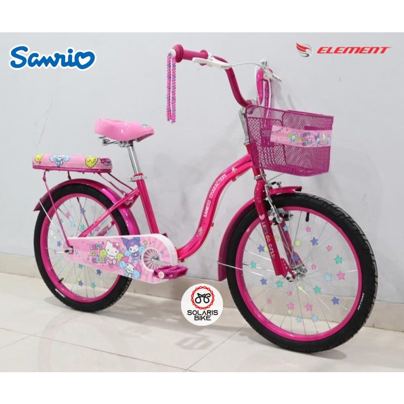 Sepeda Mini Anak 12 16 18 20 Element Sanrio 1.0 Hello kitty