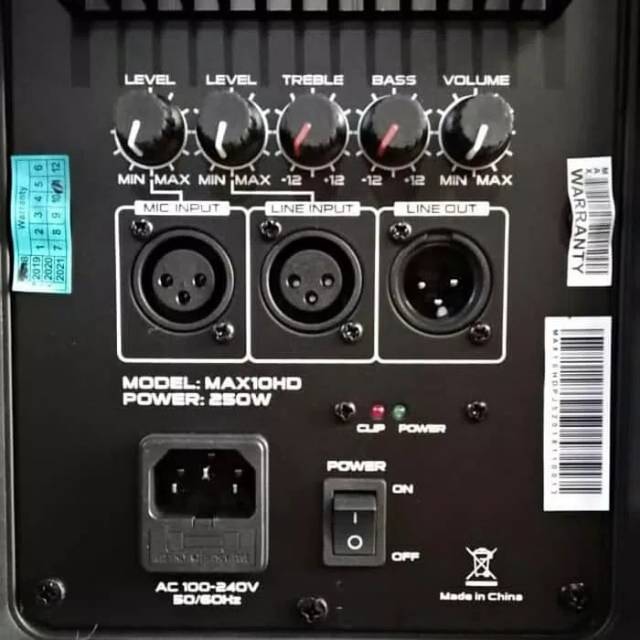 Speaker Aktif 10 Inch Baretone Max10hd Harga Sepasang Shopee Indonesia